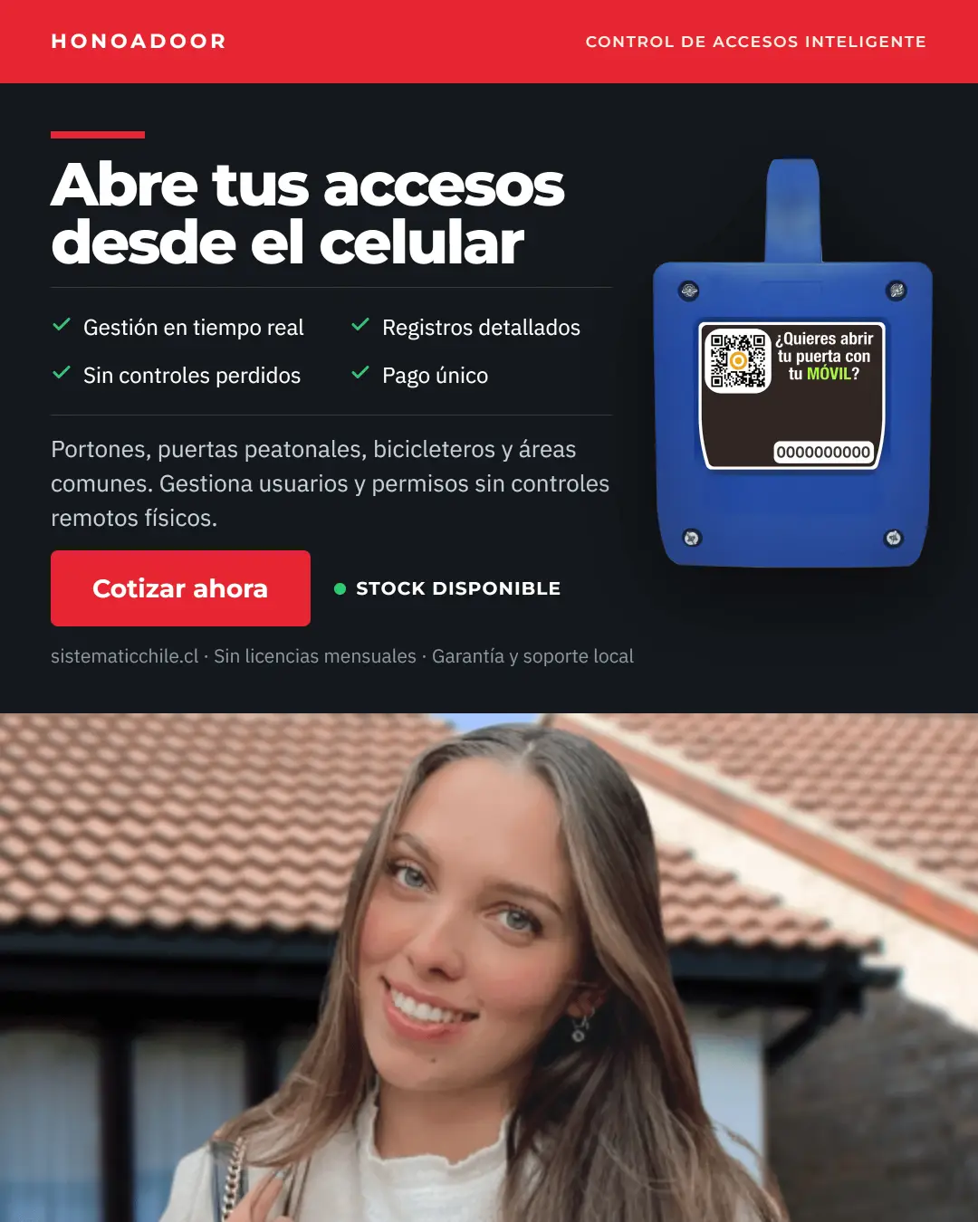 Honoadoor - Control desde celular