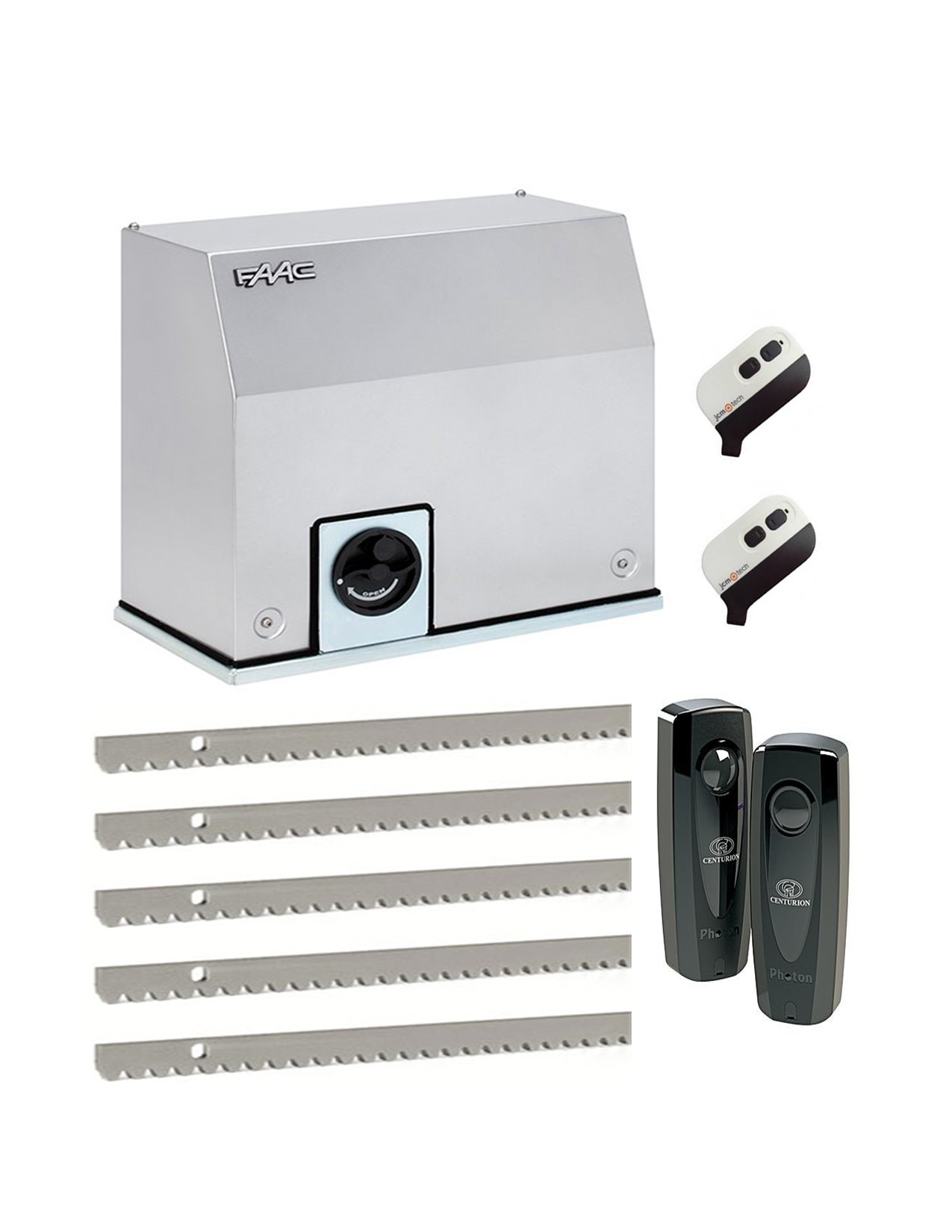 MOTOR FAAC C851- RAPIDO - KIT PARA PORTON CORREDIZO HASTA 1800 KG (IVA INCLUIDO)