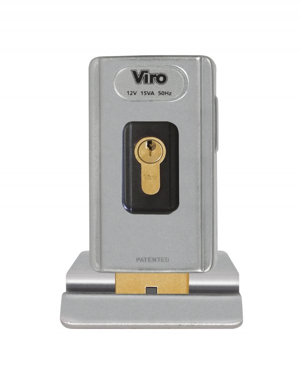 Chapa electromecánica italiana para portones V06