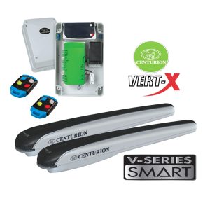 KIT DOBLE BRAZO CENTURION VERT-X SMART - RAPIDO - PARA PORTON DOBLE HOJA DE HASTA 3 METROS 150KG CADA HOJA (IVA INCLUIDO)
