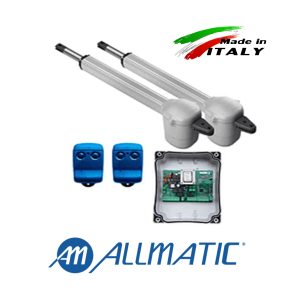 KIT DOBLE BRAZO ALLMATIC KINEO 230V - PARA DOS PORTONES DE HASTA 3 METROS CADA UNO (IVA INCLUIDO)