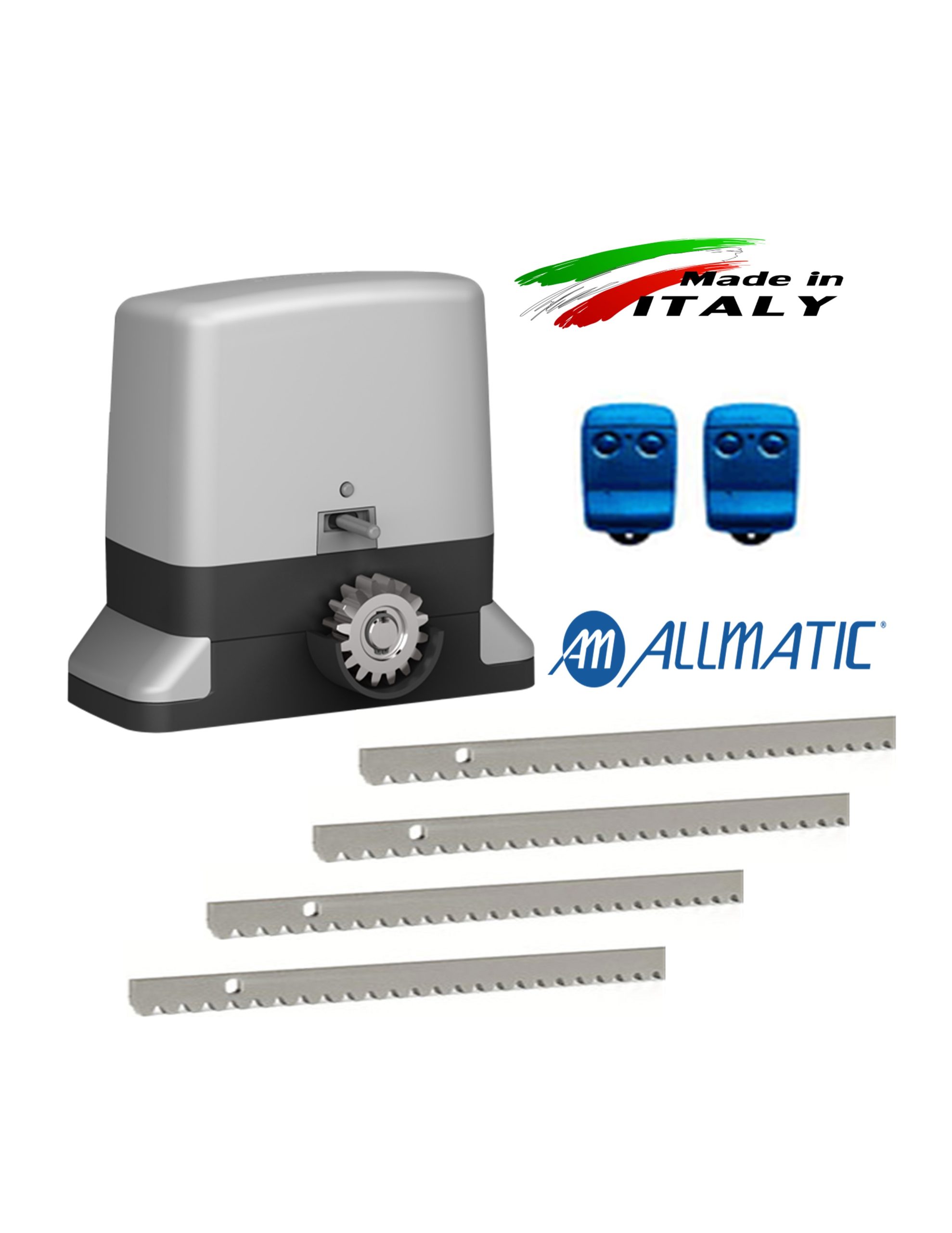 KIT MOTOR RAPIDO ALLMATIC KALOS XL 24V FAST - PARA PORTÓN HASTA 600 KG  (IVA INCLUIDO)