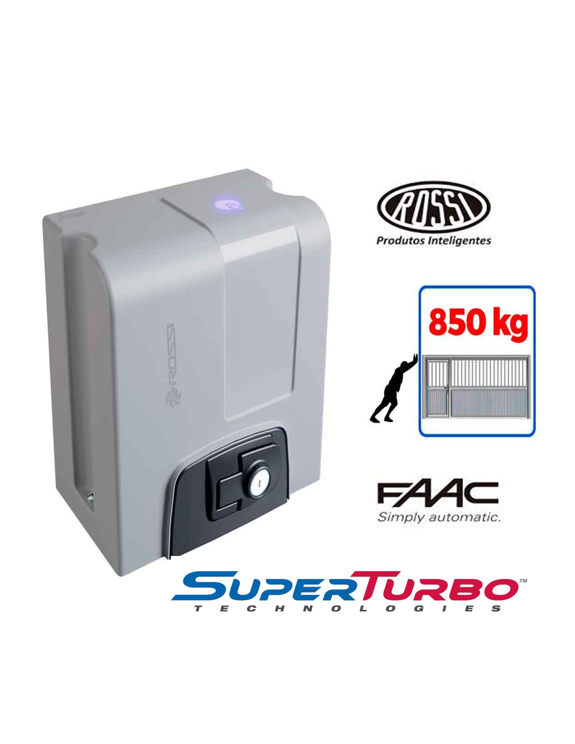 MOTOR ROSSI DZ4 SK 36 NITRO 68METROS/MINUTO - PARA PORTÓN HASTA 850 KG  (IVA INCLUIDO)
