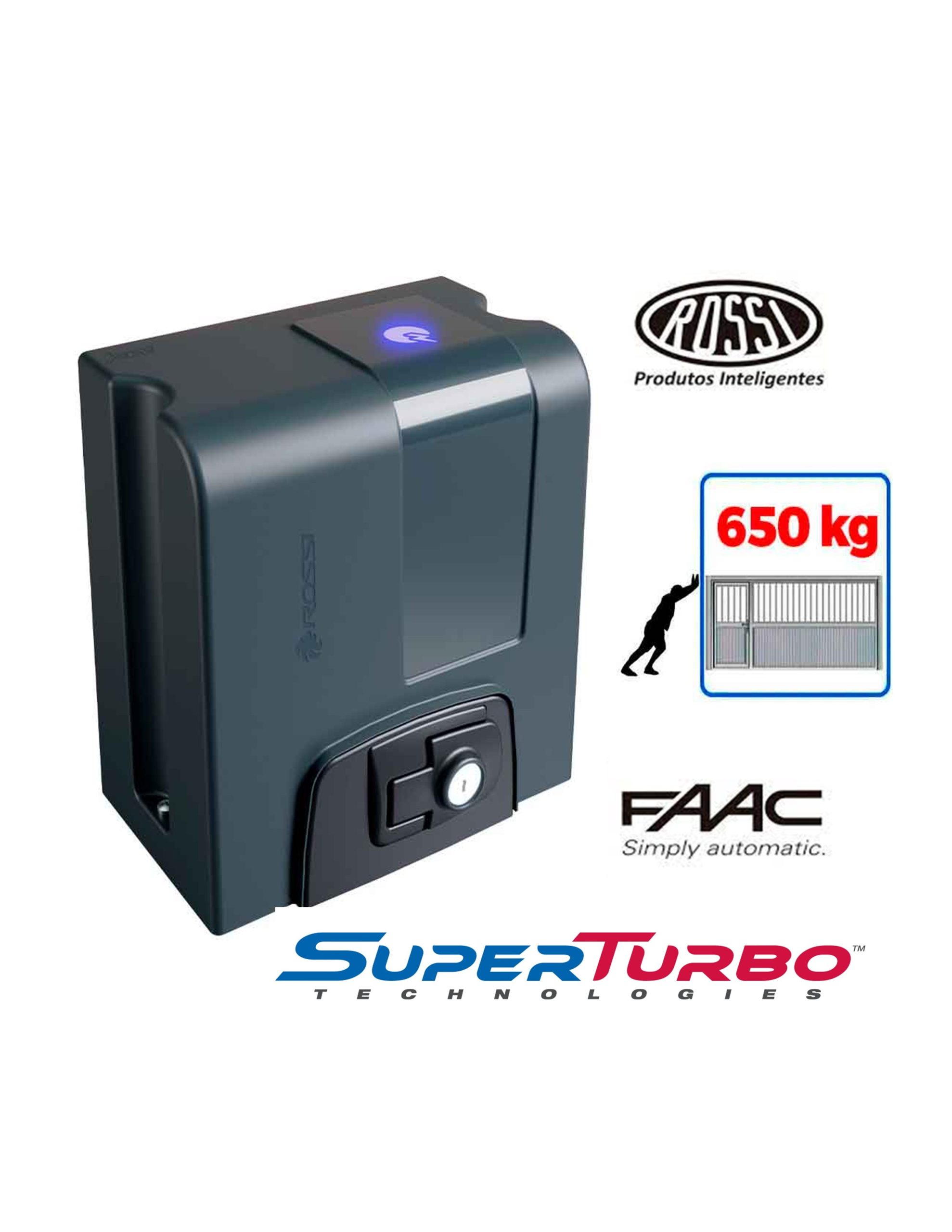 MOTOR ROSSI DZ NANO 36 NITRO 68METROS/MINUTO - PARA PORTÓN HASTA 650 KG  (IVA INCLUIDO)