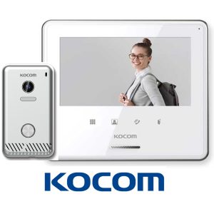 KIT VIDEO PORTERO COLOR MANOS LIBRES KOCOM KCV-S701IP2W (AC) + KC S81MIP, CON CONEXION IP, WIFI Y APP PARA EL CELULAR  (IVA INCLUIDO)